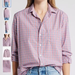 Frank & Eileen Eileen Plaid Relaxed Button-Up Shirt, size XL